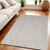 5' X 7' Gray Wool Geometric Area Rug