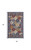 3' X 5' Red Blue and Light Brown Ogee Distressed Non Skid Area Rug