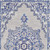 3' X 5' Gray and Blue Medallion Area Rug