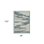 8' X 10' Blue And Ivory Wool Abstract Hand Hooked Area Rug