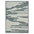 8' X 10' Blue And Ivory Wool Abstract Hand Hooked Area Rug