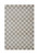 7' X 10' Beige and Brown Checkered Power Loom Area Rug