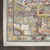 5' X 7' Ivory Green and Gray Floral Medallion Area Rug