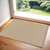 2' X 4' Natural Flatweave Non Skid Area Rug With Fringe