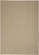 5' X 7' Natural Geometric Flatweave Non Skid Area Rug With Fringe