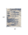 8' X 10' Light Blue Gray and Beige Abstract Shag Area Rug