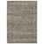 5' X 8' Gray And Beige Diamond Area Rug With Fringe