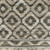 5' X 8' Gray And Beige Diamond Area Rug With Fringe