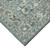 4' X 6' Sky Blue Gray And Ivory Wool Oriental Hand Tufted Area Rug