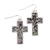 Earrings Abalone Tree Of LIfe Crosses