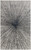 4' X 6' Gray and Ivory Abstract Power Loom Area Rug