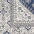 7' X 9' Blue and Gray Medallion Power Loom Area Rug