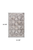 8' X 11' Cream and Brown Abstract Distressed Area Rug