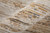 7' X 10' Ivory and Tan Abstract Power Loom Worn Faded Area Rug