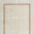 5' X 7' Ivory and Brown Geometric Non Skid Area Rug