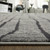 4' X 6' Gray and Black Abstract Power Loom Area Rug