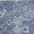 8' X 11' Denim Blue and Ivory Wool Geometric Area Rug