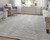 8' X 10' Ivory Geometric Hand Woven Area Rug