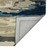 4' X 6' Blue Gray And Ivory Wool Abstract Hand Tufted Area Rug