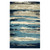 4' X 6' Blue Gray And Ivory Wool Abstract Hand Tufted Area Rug