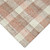 8' X 10' Pink And Ivory Wool Plaid Hand Tufted Area Rug