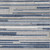 8' X 10' Blue Gray and Ivory Striped Indoor Outdoor Area Rug