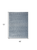 4' X 6' Blue And Ivory Moroccan Washable Area Rug