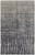 7' X 10' Ivory Gray and Black Abstract Power Loom Area Rug