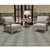 8' X 10' Gray And Beige Wool Plaid Hand Woven Area Rug