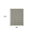 8' X 10' Gray And Beige Wool Plaid Hand Woven Area Rug