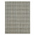 8' X 10' Gray And Beige Wool Plaid Hand Woven Area Rug