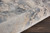5' Gray Blue and Ivory Abstract Round Rug