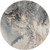 5' Gray Blue and Ivory Abstract Round Rug