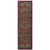 9' Red And Blue Oriental Runner Rug