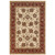 2' X 3' Ivory And Red Oriental Area Rug