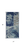2' X 4' Navy Blue Light Blue and Gray Botanical Leaves Area Rug