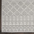 7' X 10' Gray and Ivory Moroccan Distressed Non Skid Area Rug
