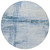 Round Striped Washable Indoor Outdoor Area Rug