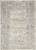 5' X 7' Ivory Blue and Gray Geometric Non Skid Area Rug