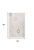 5' X 8' Cream and Beige Geometric Distressed Area Rug