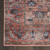 6' Runner Red and Ivory Oriental Power Loom Distressed Washable Non Skid Runner Rug