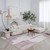 5' X 8' Beige and Brown Abstract Area Rug