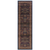 9' Blue And Red Oriental Runner Rug