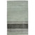 4' X 6' Gray And Light Green Wool Striped Hand Woven Area Rug