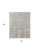 3' X 5' Ivory and Gray Abstract Hand Knotted Worn Faded Area Rug