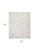 8' X 10' Beige and Ivory Floral Power Loom Area Rug