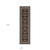 9' Black And Ivory Oriental Runner Rug