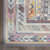 5' X 8' Ivory Gray And Red Floral Distressed Area Rug