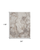 8' X 10' Ivory and Gray Abstract Non Skid Area Rug