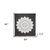 92" X 84" Black And White Mandala Cotton Hanging Tapestry